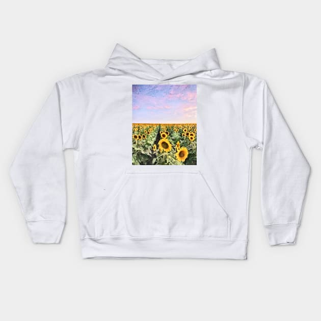 The Cool Breeze Meadow Kids Hoodie by PsyCave